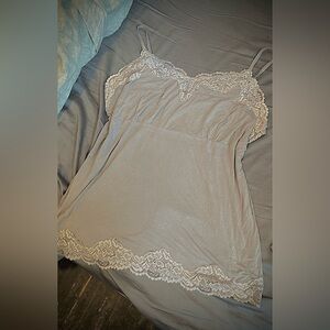 Soft and sexy floral embroidery tank